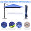 Parasol en porte-à-faux 120 po Abdullatif-74237049