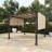 10'x10' Outdoor Retractable Pergola Canopy, Metal Frame Grape Gazebo & Canopy Cover,