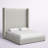 Esparto Upholstered Wingback Bed-631978030-631978028