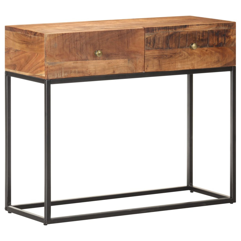 Milledgeville 90cm Solid Wood Top Console Table