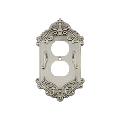 Victorian 1-Gang Duplex Outlet Wall Plate