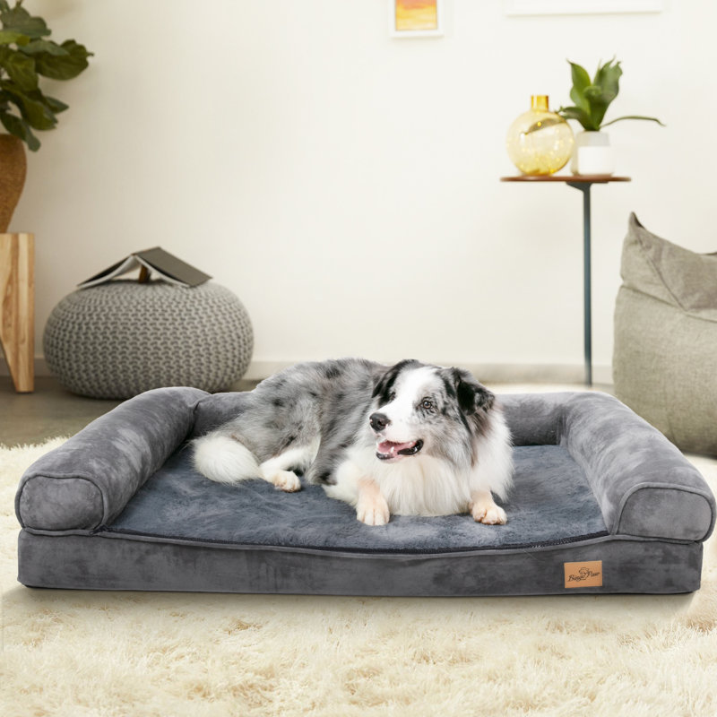 Hundebett Dog Beds Bolster Cushion,  20cm H x 120cm W x 90cm D