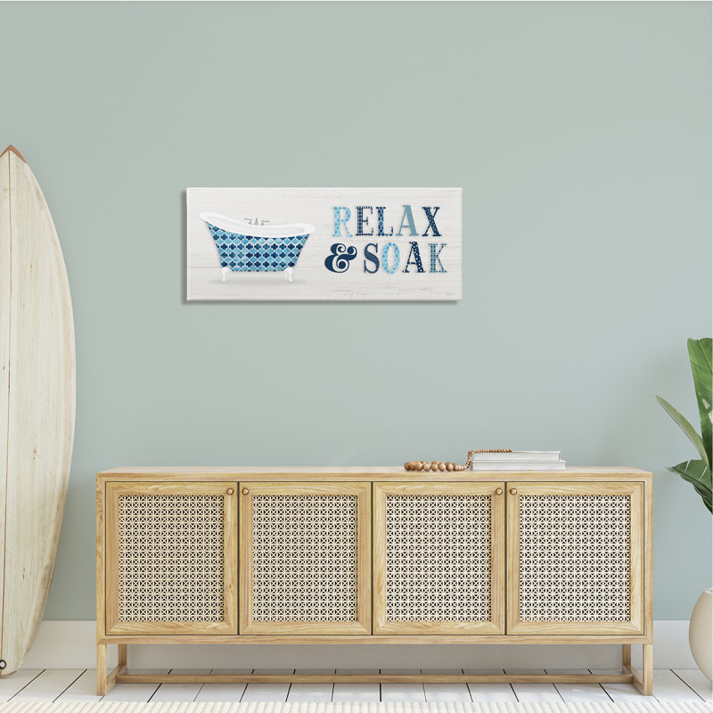 Wrapped Canvas Textual Art, 40" H x 17" W, Wall Plaque