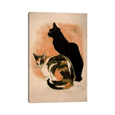 «Steinlen, Twocat» par Vintage Apple Collection - impression d'art graphique