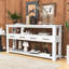 Eco-Friendly Console Table with Metal Handles and Ample Storage-1260829118