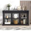 Console rétro en bois massif Cesilia-1117724097