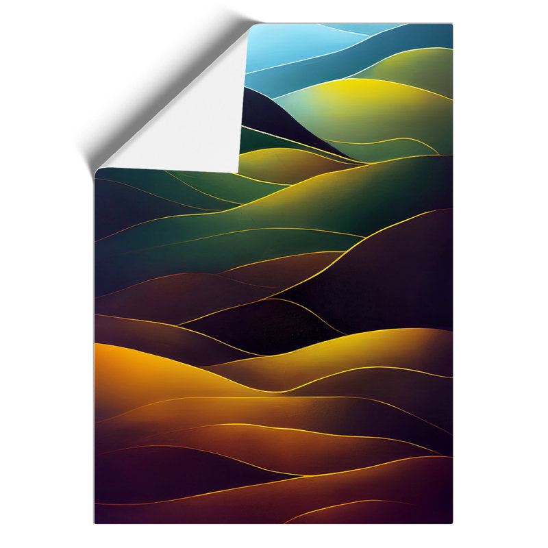 Modern Picture - Wall Art, 42cm H x 29.7cm W x 3cm D, Paper, No Matte