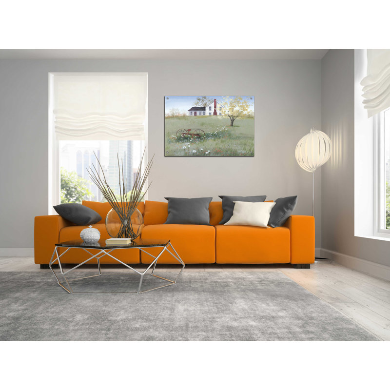 La vieille charrue par Pam Britton - impression sans cadre, L 36 po x H 24 po