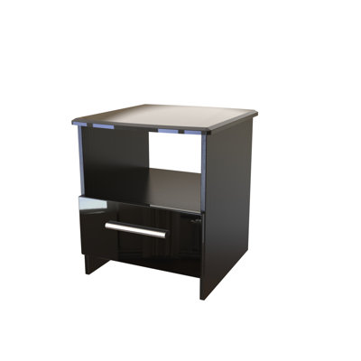 Fully Assembled Yantarni Side Table with Storage