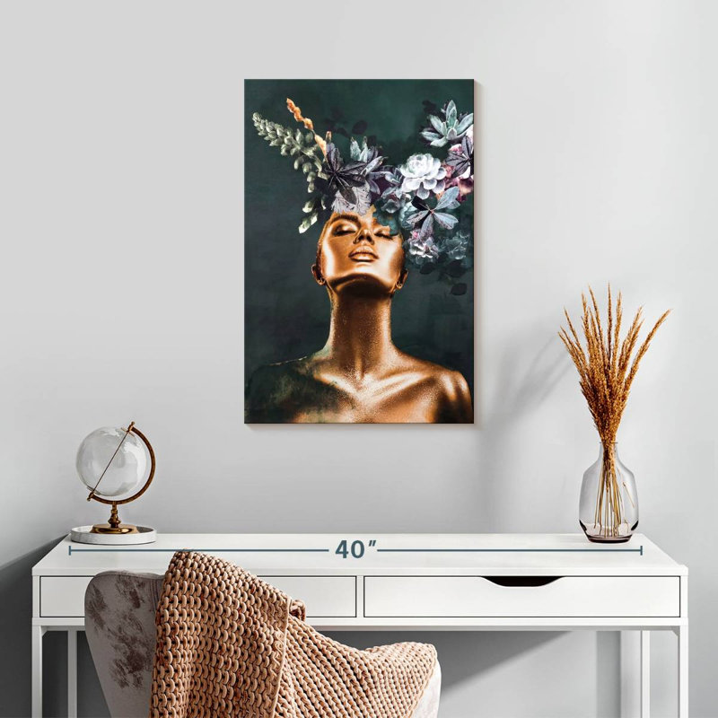 Leisha Gold Couture II, H 24 po x l 16 po