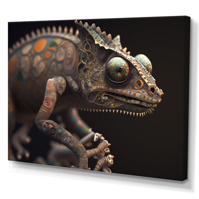" Close-up Of Colorful Cameleon III "