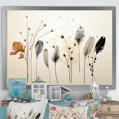 Asian Art Feathers Sumi I - impression