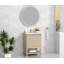 Meuble-lavabo simple 24 "avec comptoir en porcelaine et lavabo Mena, pré-assemblé-968808382