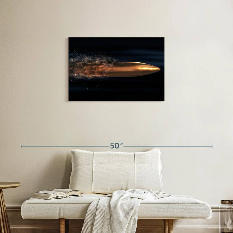 Bullet Speed, 20" H x 30" W