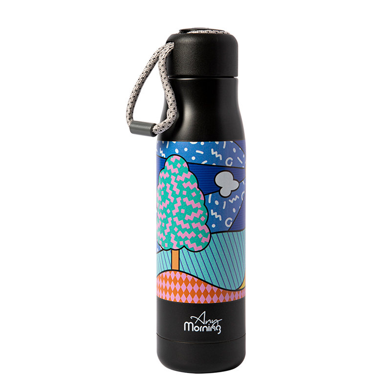 Any Morning 20 oz. Stainless Steel Insulated Travel Mug with Leak-Proof Lid