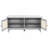 Entryway Bench with Storage, Cushioned Shoe Bench with Double Doors-481465604