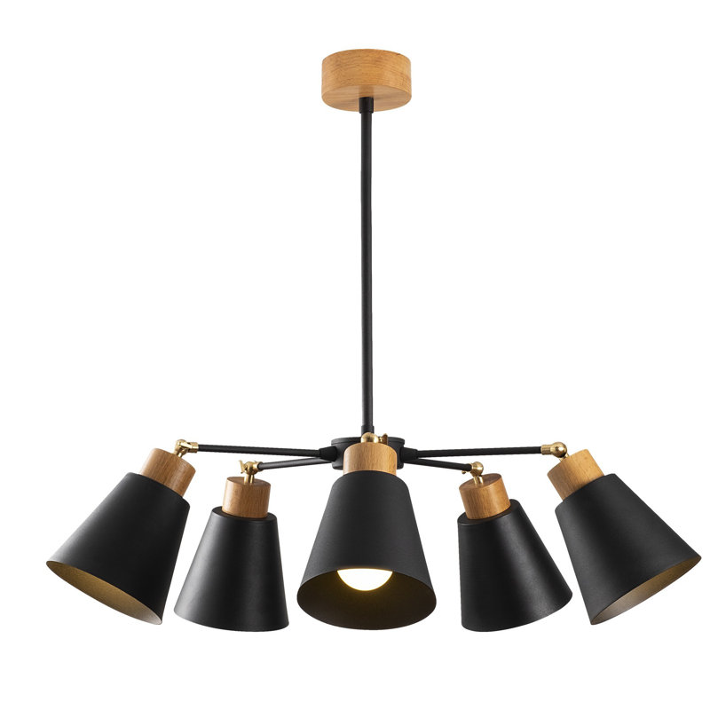 Seren 5 - Light Black/Brown Cone Pendant