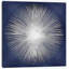 «Silver Sunburst On Blue I» par Abby Young, reproduction sur toile-19749615