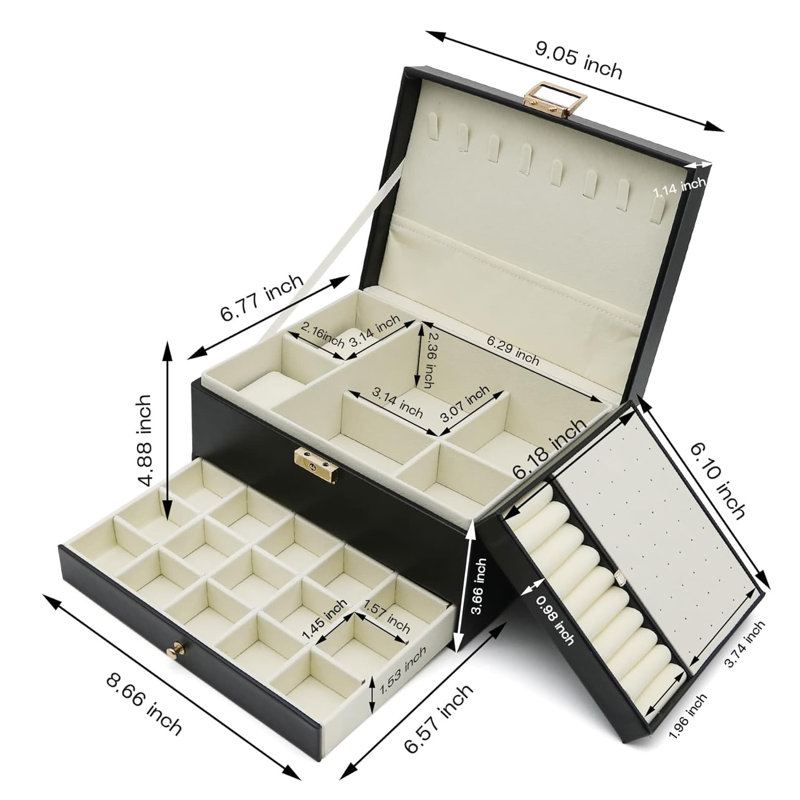 Jewellery Box +, Black