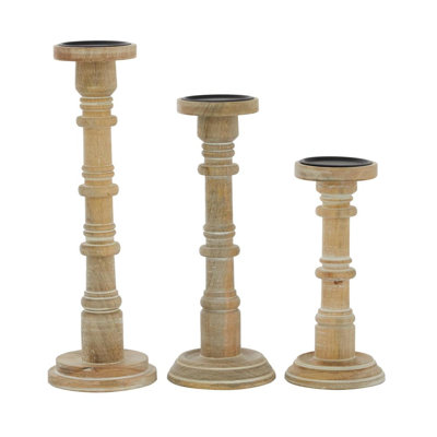 Ensemble de bougeoirs de table 3 pièces