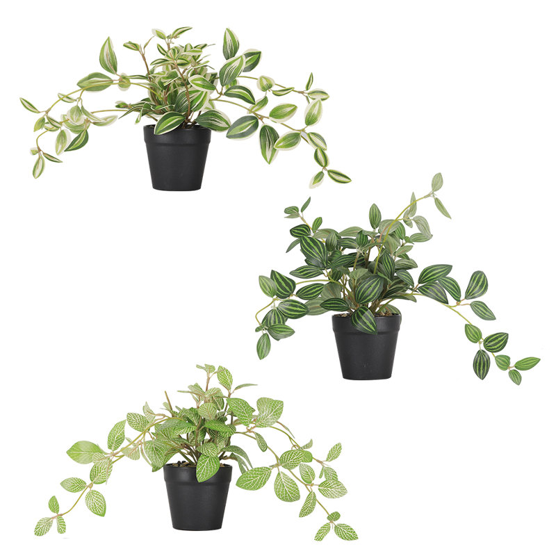 Artificial Green Plant Set