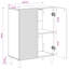  Bathroom Storage Cainet with Shelf ARNHEM Engineered Wood Solution Unit-1818935713