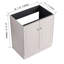 Meuble-lavabo moderne avec porte à fermeture en douceur 30 po Kaki