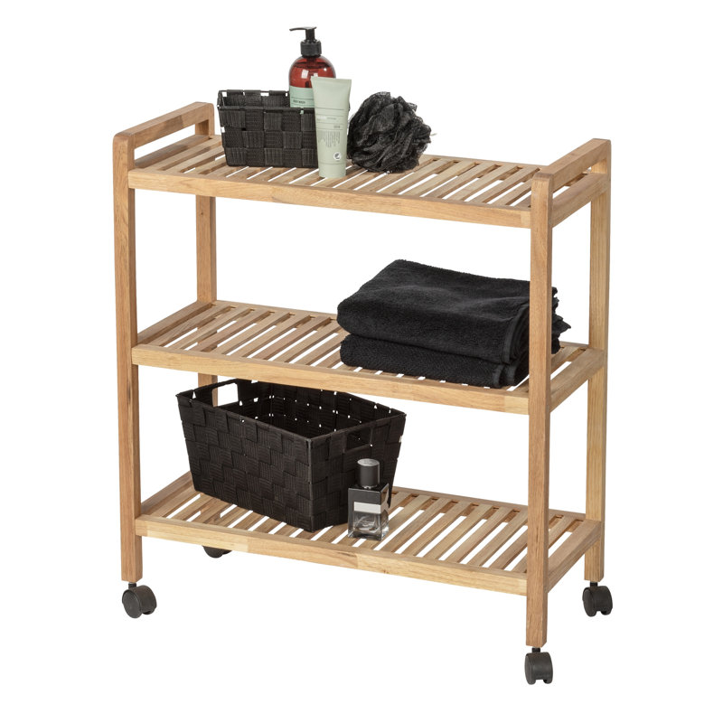 Norway Solid Wood Freestanding Bathroom Shelves