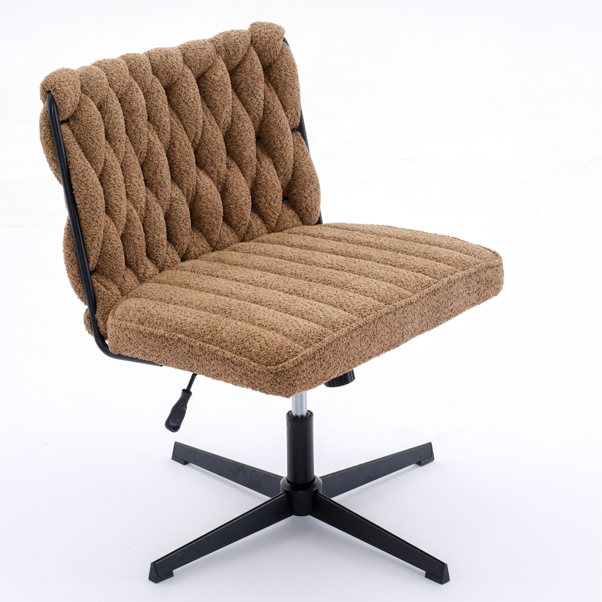 Ebern Designs Armless Office Desk Chair No Wheels | Wayfair