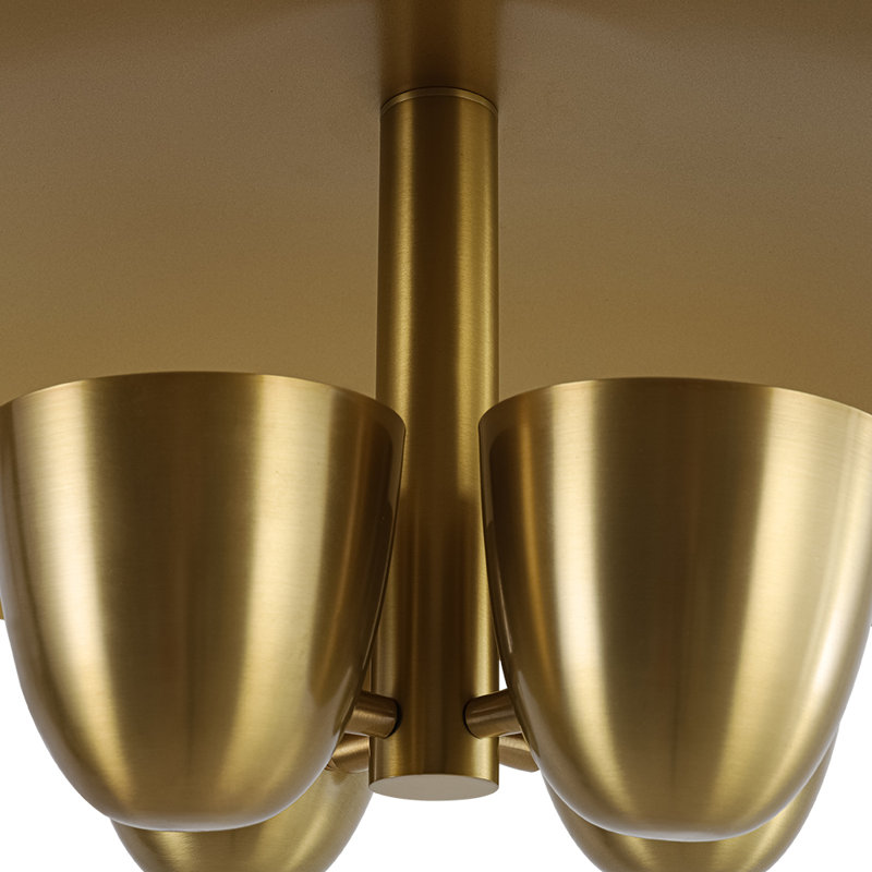 Luminaire suspendu en dôme ultra moderne 4 lumières