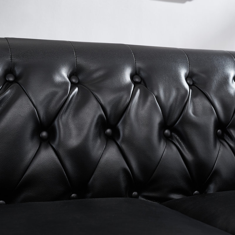 Fauteuil de salle à manger 85,8 po Family, Black