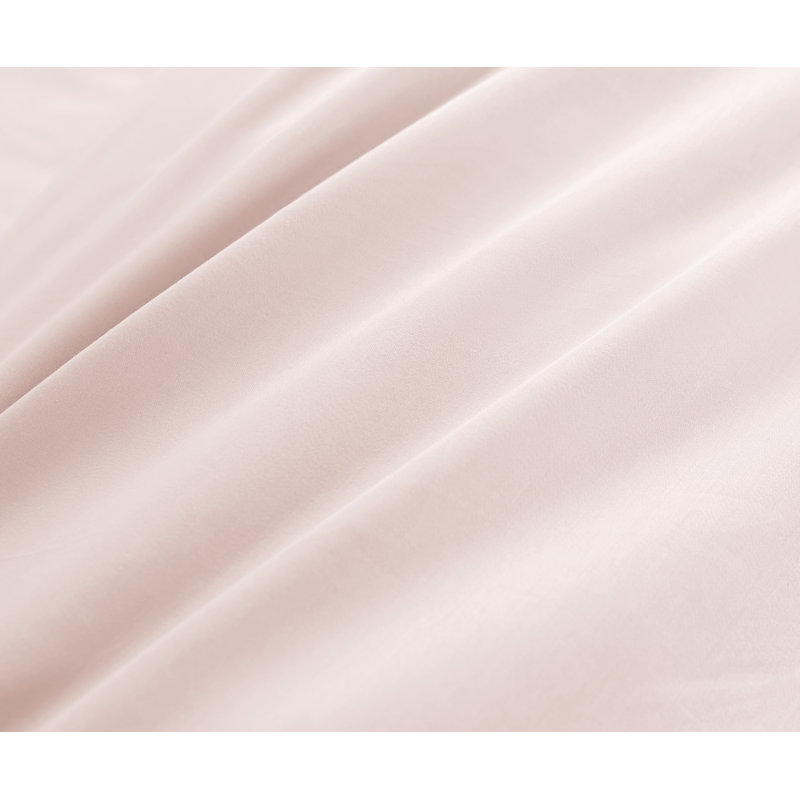 400 Thread Count 100% Cotton Sateen Flat Sheet, Blue, Super King (6')