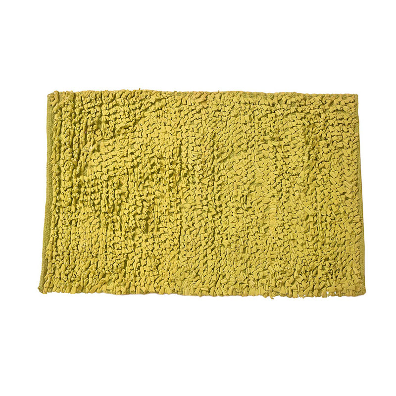 Poils longs de bureau à domicile doux décoration 36 po x 24 po tapis de porte à l’intérieur seulement Mabini, Jaune