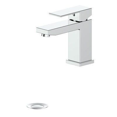 NorthLake Single Hole Bathroom Faucet with Drain Assembly