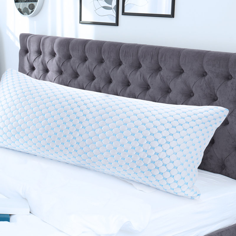 Scarlett Gel Memory Foam Medium Pillow, Body Pillow, Set of 1