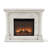 44.5"W Freestand Electric Fireplace With Remote Control-1791109621