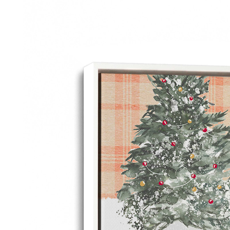 Imprimé convertible du père Noël, H 24,75 po x l 36,75 po x P 1,75 po, Cadre blanc
