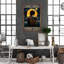 «Flowers Stay Wild Moon Child», reproduction d'art graphique sur toile tendue 1 pièce-672003346
