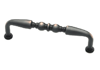 (5 Pack) 4 inch Avante Double Bead Pull Bronze with Copper Highlights