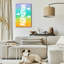 Art mural en verre acrylique 24 po x 36 po «Don't look back» par Club Daydream-1298427208