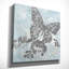 «Soft Silhouette Butterfly», reproduction de peinture acrylique sur toile tendue-40496736-22499816