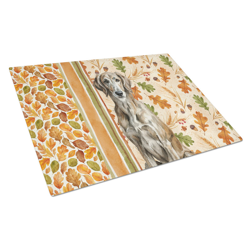 Planche à découper en verre Brindle Scottish Deerhound Heirloom