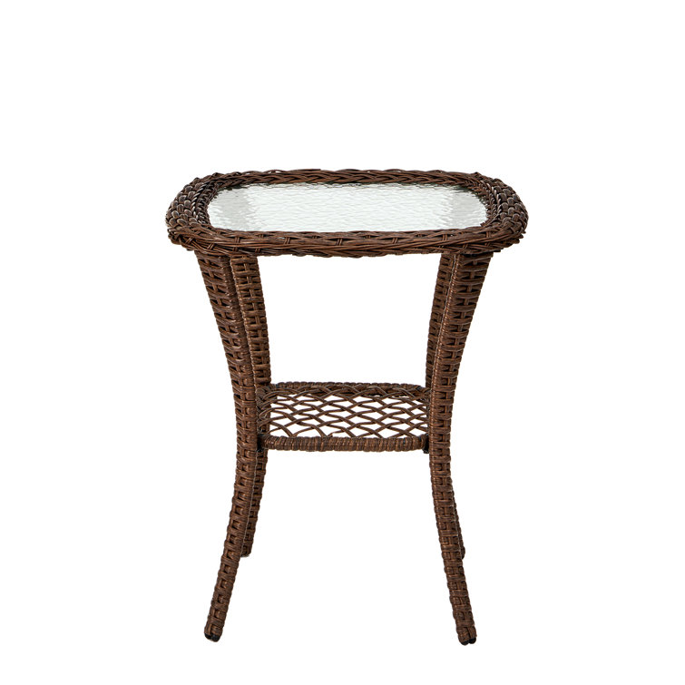 Diddo Glass Top End Table