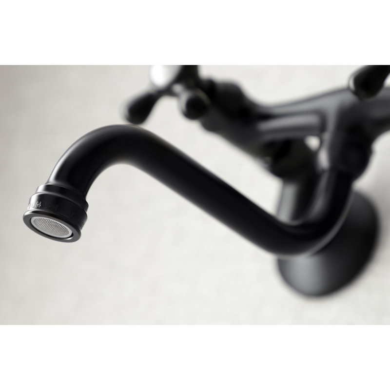 Mounting / Installation Required 2 -handle Bathroom Faucet, Matte Black