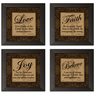 " Classic Religious Quotes " by Todd Williams 4 - Pieces