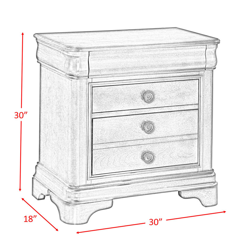 Table de chevet Red Barrel Studio®