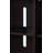 Metallic Silver & Walnut Finish Console Cabinet