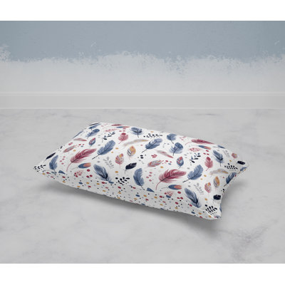 Feathered Fusion  Rectangular Throw Pillow