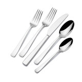 Barrett 45-Piece 18/10 Stainless Steel Flatware Set, Service For 8