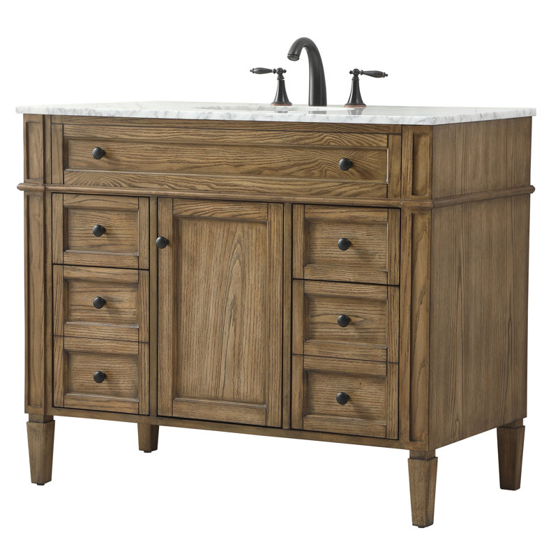 Ensemble de meuble-lavabo simple 42 po Rivers, Bois flotté